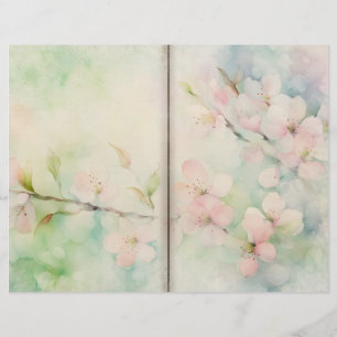 Papel de Diário Cherry Blossom
