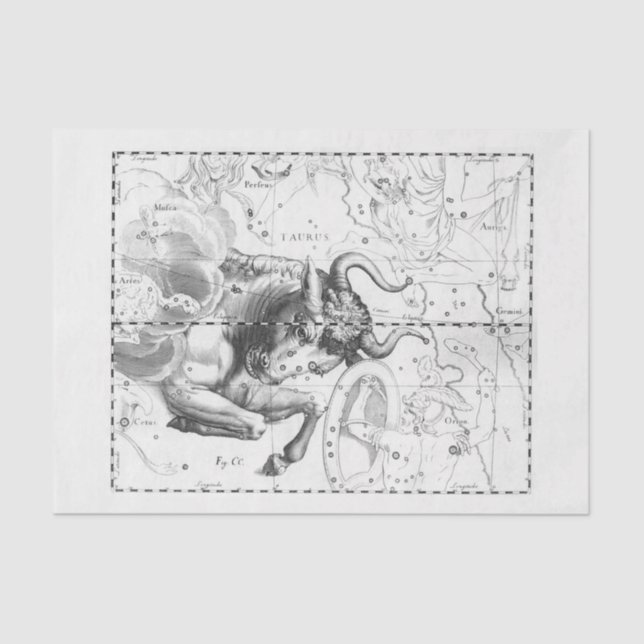 Papel de dissociação 10"x15" - Astrologia Art 15 (Frente )