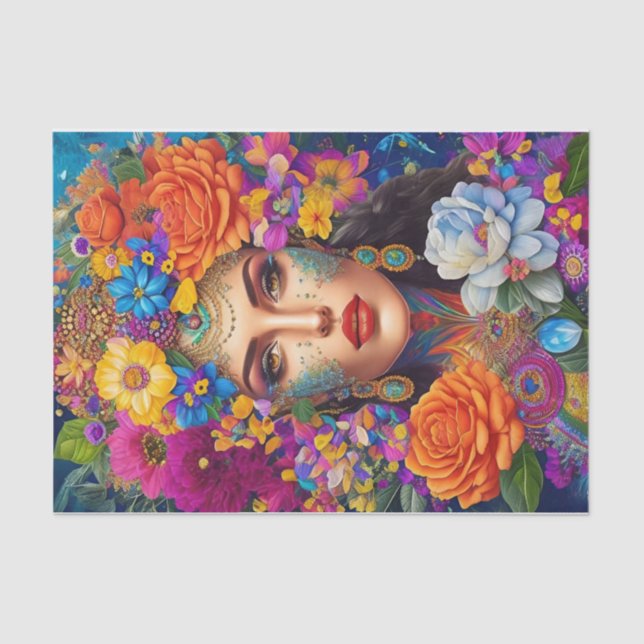 Papel de dissociação - Design Floral Moderno Negri (Frente )