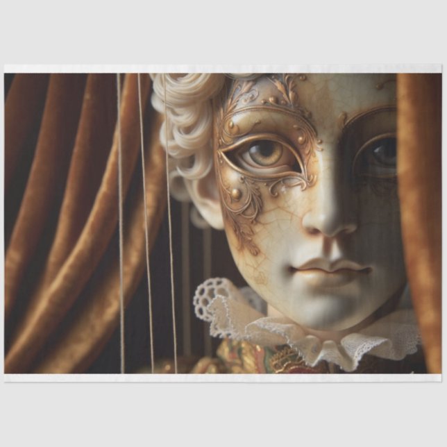 Papel de dissociação Marionette mascarado | Rice P (Frente )