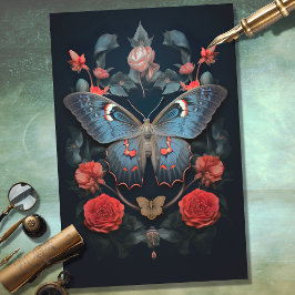 Papel de dissociação Moth Dark Academia 2