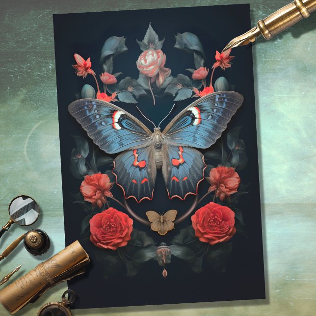 Papel de dissociação Moth Dark Academia 2 (Criador carregado)