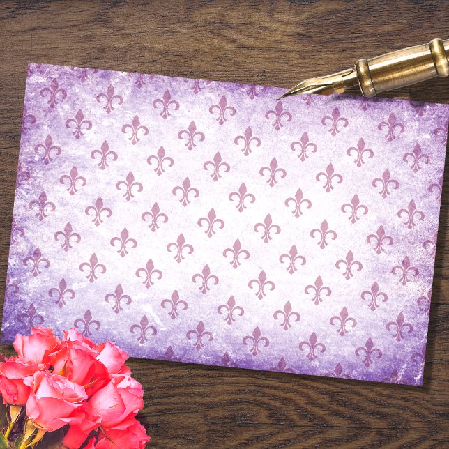 Papel de dissociação Roxo Fleur De Lis (Criador carregado)
