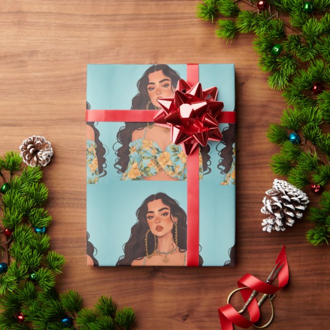 PAPEL DE EMBALAGEM DE PRESENTE (Presente de Natal)