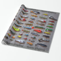 Papel De Embalagem Para Pesca Com Presente De Pesc