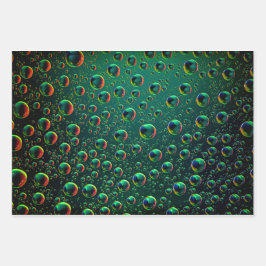 papel de embalagem verde