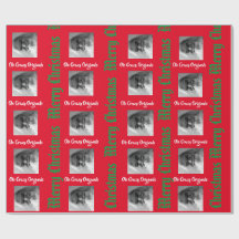 Papel de embrulhamento de presente de Natal