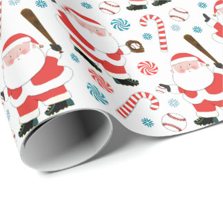 Papel de embrulhamento de presente de natal de bei