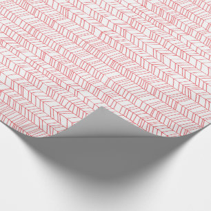 Papel de embrulhamento de presente vermelho modern