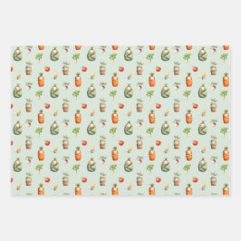 Papel de embrulhamento Gingham de Gingham, embrulh