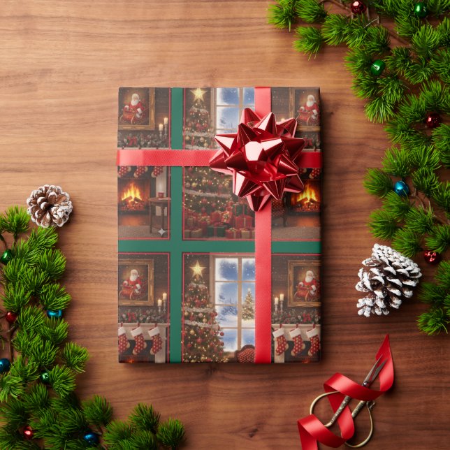 Papel de embrulho (Presente de Natal)