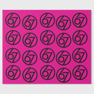 Papel de embrulho 67 Meme Divertido Six Seven Gera