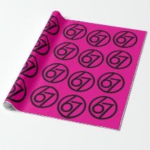 Papel de embrulho 67 Meme Divertido Six Seven Gera