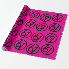 Papel de embrulho 67 Meme Divertido Six Seven Gera