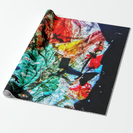 Papel de embrulho abstrato azul escuro,Abstrato