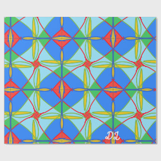 Papel de embrulho abstrato de padrão único