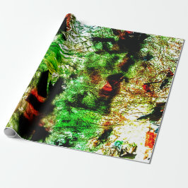 Papel de embrulho abstrato verde lindo, Clement