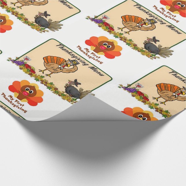 Papel de embrulho Ação de Graças (Ponta)