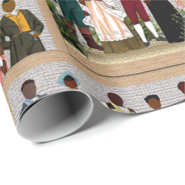 Papel de embrulho Afrocentrista Freedom Rings 1712