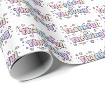Papel de embrulho Agradecido e Próspero