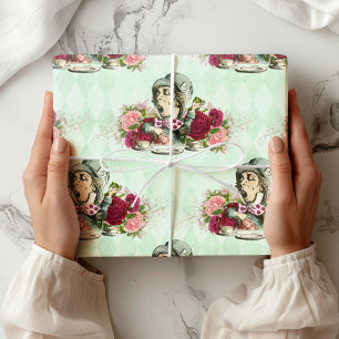Papel de embrulho Alice no País das Maravilhas Hor