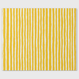 Papel de embrulho amarelo e branco de verão elegan