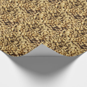 Papel de embrulho - amendoins no escudo