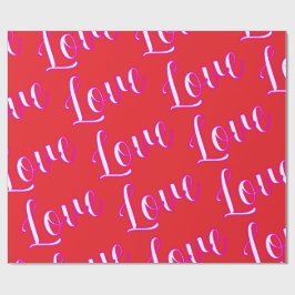 Papel de embrulho "Amor"
