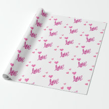 Papel de embrulho amoroso