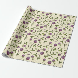 Papel de embrulho Antique White Mel de Trevo Verme