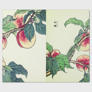 Papel de embrulho ÁRVORE DE PEACH JAPONESA