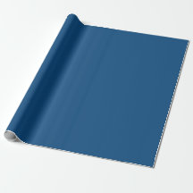 Papel de embrulho azul clássico fosco