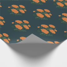 Papel de embrulho azul marigold