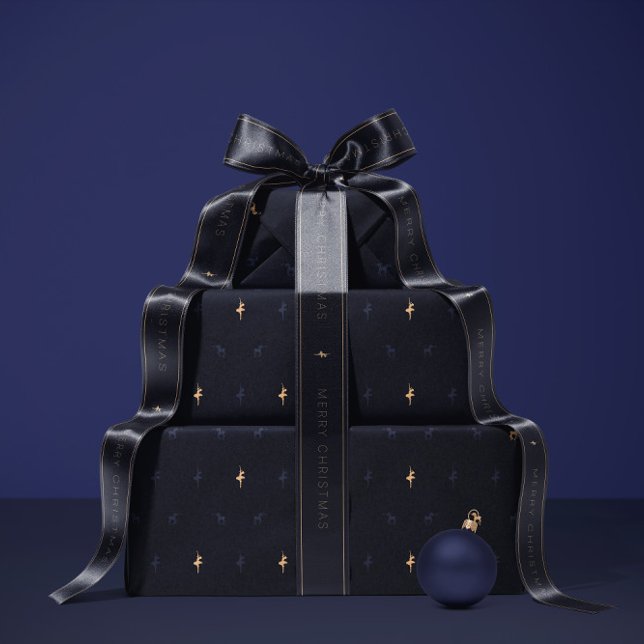 Papel de embrulho azul-marinho de luxo (Criador carregado)