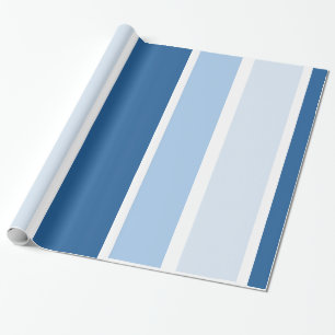 Papel de embrulho Baby Shower Listras Baby Blues