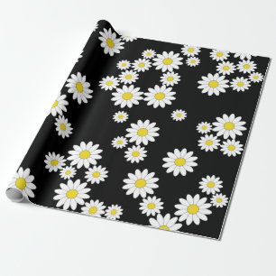 Papel de embrulho Black Daisy