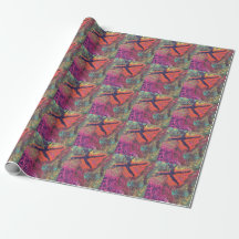 Papel de embrulho Bloomfusion
