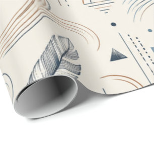 Papel de embrulho Boho Andorinha & Sol