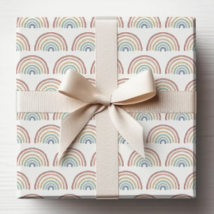 Papel de embrulho Boho Arco-íris