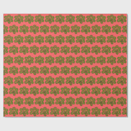 Papel de embrulho Boricua Sol Verde Natal