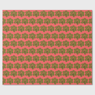 Papel de embrulho Boricua Sol Verde Natal