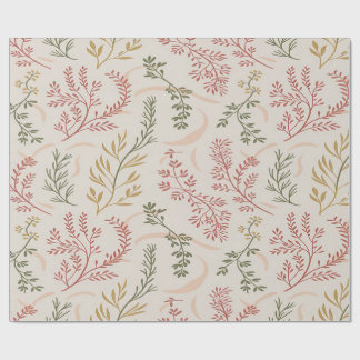Papel de Embrulho Botânico de Flores Silvestres Mi