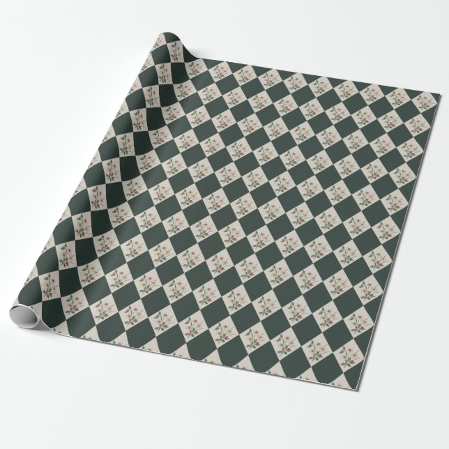Papel de embrulho botânico Narciso Diamante Invern (Desenrolado)