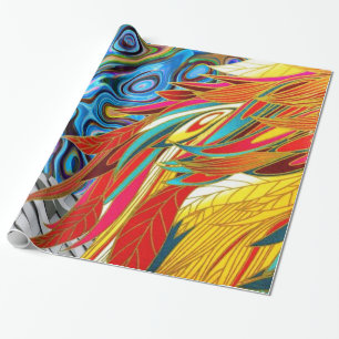 Papel de embrulho brilhante, Abstrato