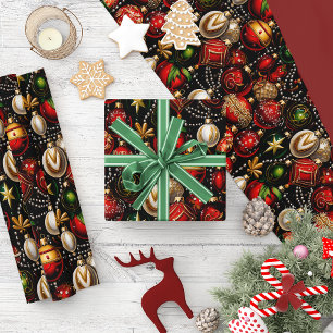 Papel de embrulho brilhante de Natal