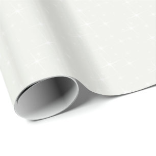 Papel de embrulho brilhante HAMbWG - Creme/Estrela