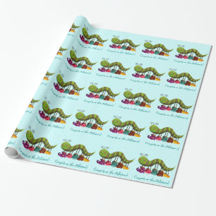 Papel de embrulho brilhante Lagarta Maliciosa 60cm