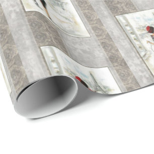 Papel de embrulho brilhante vitoriano