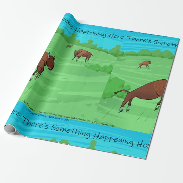Papel de embrulho Buffalo Springield Rick London (Desenrolado)