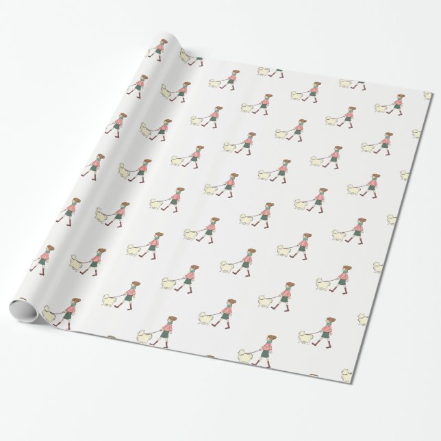 Papel de embrulho Cachorro Walker (Desenrolado)